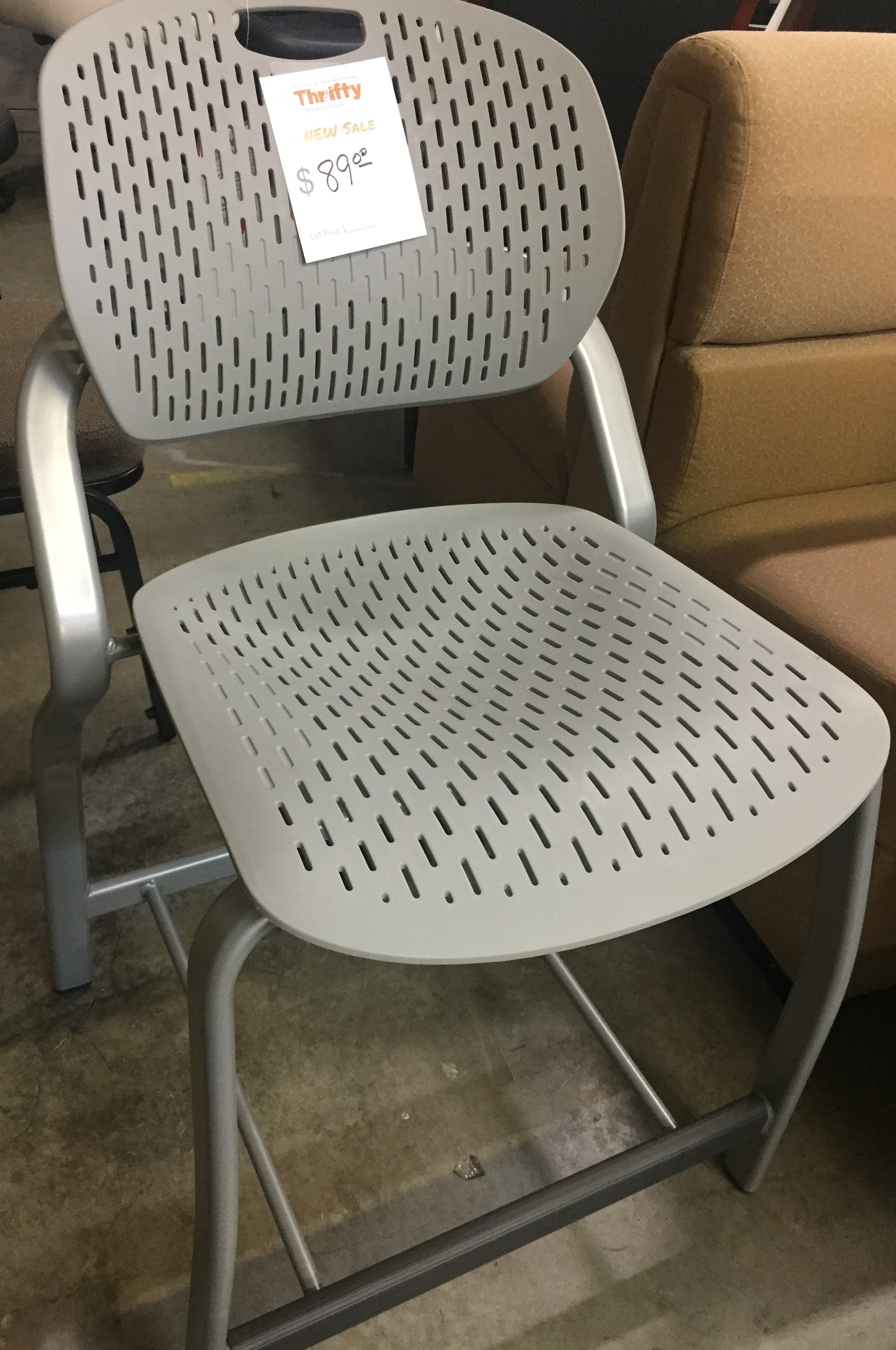 Side Chair with Metal Frame